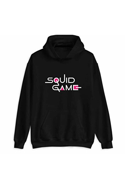 MAGORS SVART WEAR سويت شيرت بغطاء للرأس كبير الحجم للجنسين باللون الأسود KR036