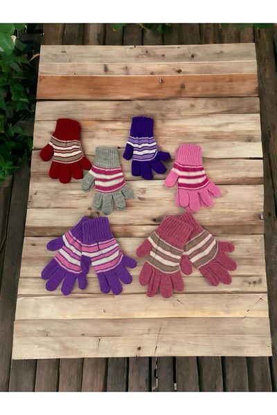 ARALMİNİAVM Evgar Home Girl's Winter Thick Gloves