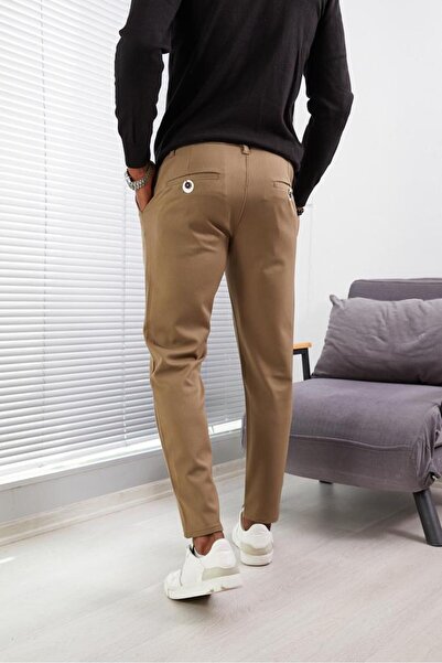 JACK CAPRİO Kışlık Erkek Jogger Pantolon Yeni Sezon Rahat Slım Fıt Yumuşak Dokulu Kalın Kumaş Jogger