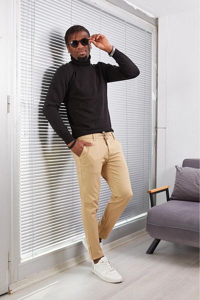 JACK CAPRİO New Season Men's Winter Jogger Pants - Comfortable Slim Fit, Soft Texture, Thick Fabric
