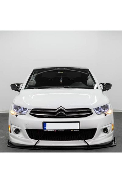 Furens Citroen C Elysee 2012-2019 Batman Yarasa Ayna Kapağı Piano Black Abs P...