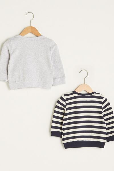 LC Waikiki Erkek Bebek Ekru Melanj D5R Sweatshirt