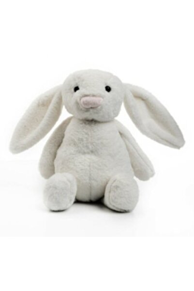 siparisofisi Peluş Oyuncak Uyku Arkadaşım Sevimli Tavşan Ekru 34cm