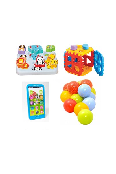 Beybisi Oyuncak Sevimli Hayvanlar Bultak + Puzzle Bultak + Oyuncak Cep Telefo...