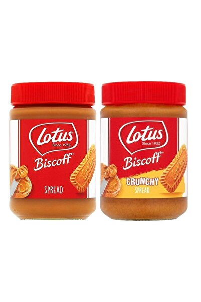 Lotus Biscoff Spread Sürülebilir Ve Crunchy Bisküvi Ezmesi Kreması Ikili