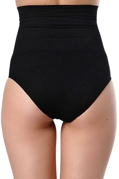 NBB Women's Long Belly Gathering Panties Corset Black 2465