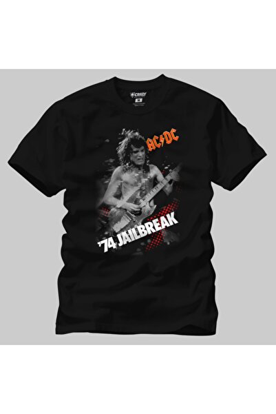 Crazy Muške AC DC 74 Jailbreak T-shirt