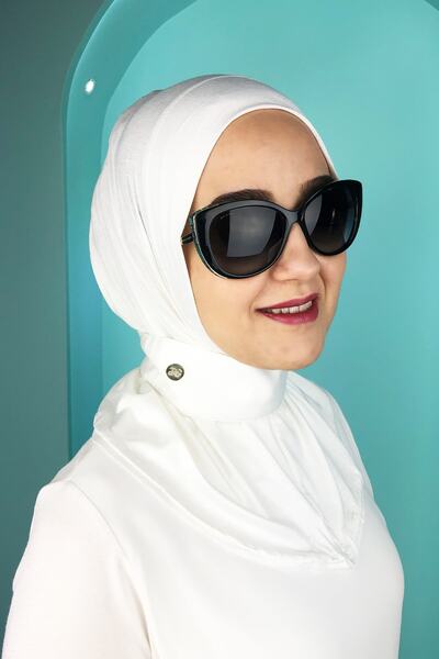 Ecardin المرأة ساندي بتمشيط ليكرا العملي عدم الانزلاق تمتد الحجاب إكرو المفاجئة وشاح شال بونيه