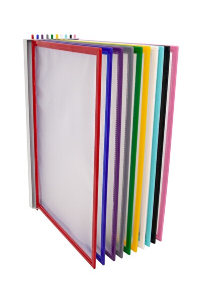 sert kırtasiye büro malzemeleri Şömiz A4 10lu + Metal Duvar Ünitesi Karışık R...