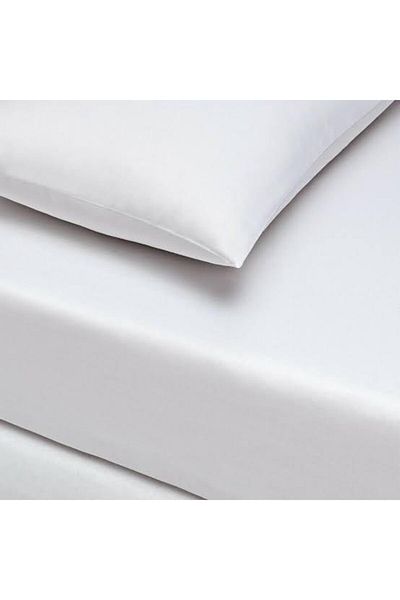 AYZEN HOME طقم وسادة ووسادة من القطن الأبيض المطاطي
