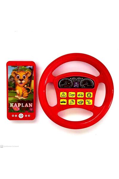 berattoys Iki Ürün Birarada Pilli Işıklı Müzikli Telefon&pilli Sesli Dreksiyon