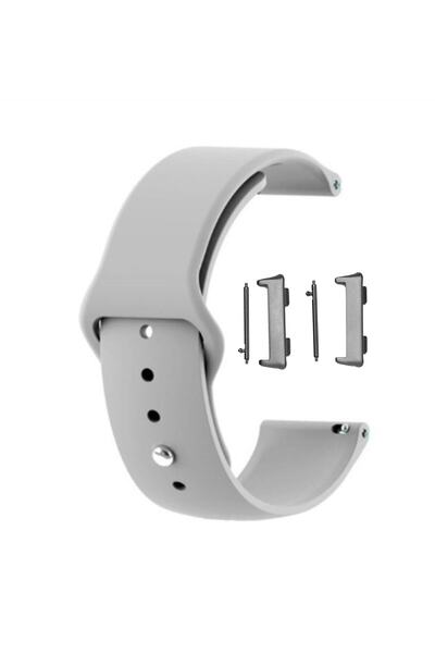 Ekoodukkan Oppo Watch 41mm Silikon Kordon - Gümüş Aparat Dahil