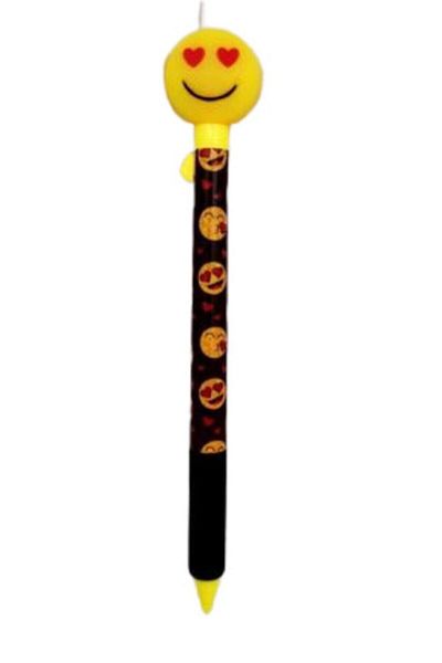 Mikro 0.7 Tip Pen with Cute Smiling Face Emoji Figure