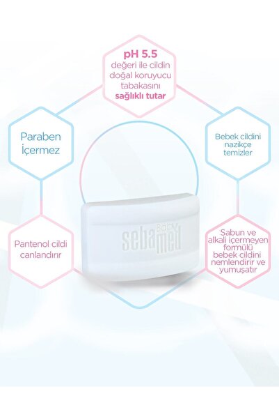 Sebamed Bebek Şampuan 500 ml+20 ml& Sabun 100 gr+20 gr