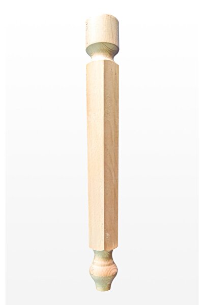 turanahşap Sandalye Sehpa Puf Için Ahşap Ayak / Uzunluk: 42 Cm Çap: 5.5 Cm