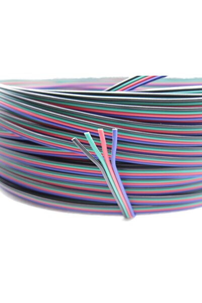 SECLİNK Digielektro Rgb Şerit Led Kablosu 4 Lü Kablo 10metre