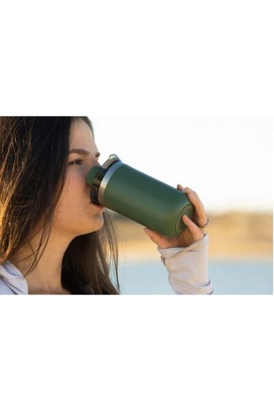 Wacaco Octaroma Lungo Termos Mug Koyu Yeşil