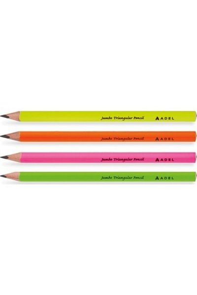 Adel Set of 4 Jumbo Triangle Pencils