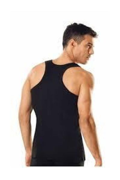 Tutku Men's 100% Cotton 3-Piece Rib Sports Undershirt