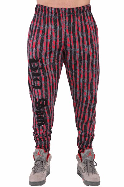 Big Sam Erkek Kırmızı Şalvar Kesim Dar Paça Eşofman Altı