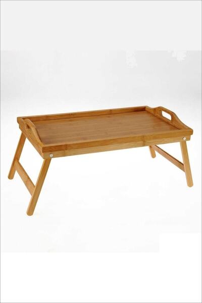 Senin Dükkanın Bamboo Bed Enjoyment Tray with Folding Legs