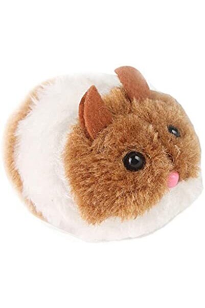 Lion Pet Kedi Için Çekip Bırak Ipli Fare 7 Cm Kahve