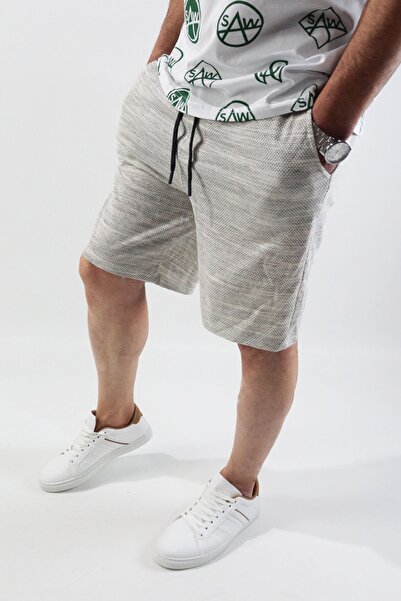 Staff Slim Fit Erkek Spor Penye Şort