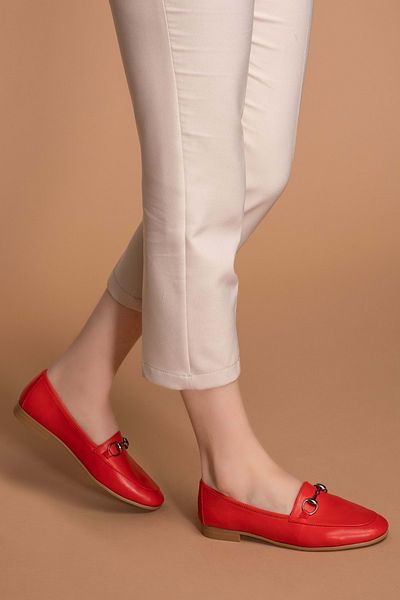 Gondol Women's Red Ballerinas