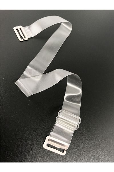 Orkide Curea transparentă pentru sutien 5 perechi cu vârfuri metalice
