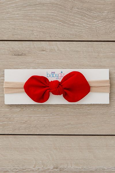 Babygiz Handmade Soft Style Thin Tie Natural Cotton Combed Cotton Baby Kids Girls Bandana Red Leopard 2-Piece