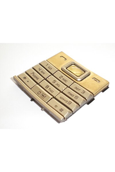 nostaljikcep Nokia 8800 - Sirocco Gold Keypad Compatible