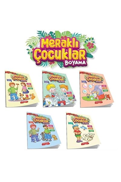 GÖNÜL YAYINCILIK مجموعة الرسم للأطفال غونول ميراليك 5 كتب