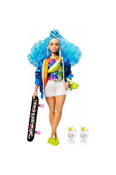 Barbie Extra 4 Mavi Saçlı Model Bebek