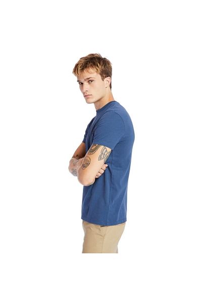 Timberland Ανδρικό μπλουζάκι SS DUNSTAN RIVER JERSEY C Navy Blue101096709