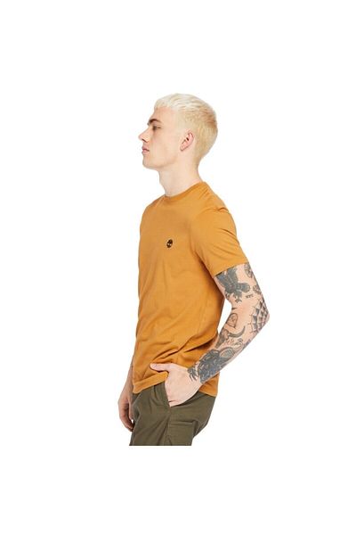 Timberland Ανδρικό μπλουζάκι SS DUNSTAN RIVER JERSEY C Mustard101096714