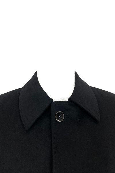 ŞAN GİYİM 1160 Men's Black Baby Collar Short Coat
