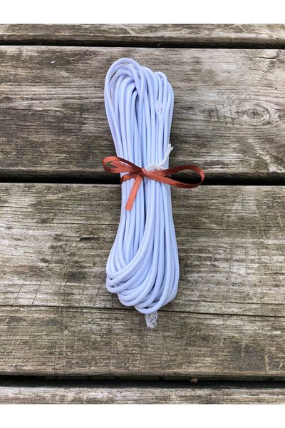 Kreatif Mağaza White Round Leg, Don Tire 10 Meters - Drawing Rope