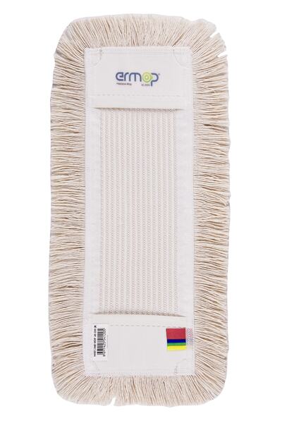 Ermop Hastaneler Için Kullanıma Uygun Hastane Mop Beyaz 40 Cm Nzh 40