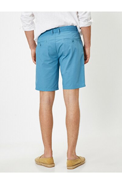 Koton Чоловічі бермуди синього кольору 9YAM49130BW