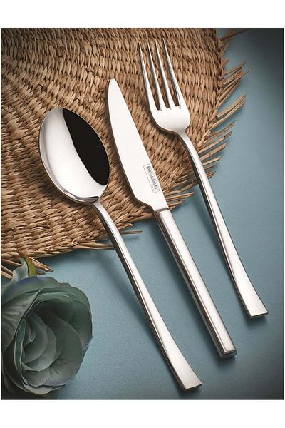 Kahramanlar S-Form 90 Piece Fork & Knife & Spoon Set
