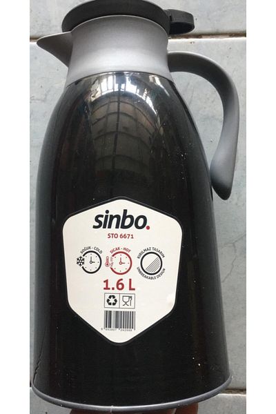 Sinbo 1.6lt Black Thermos