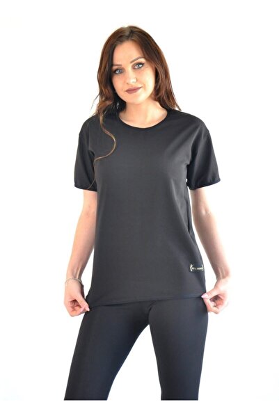 lovebox Πολυμερής επίστρωση εσωτερικά Αδυνατιστικό κοντομάνικο θερμικό καλσόν κορσέ Σετ κοντομάνικο μπλουζάκι και κολάν