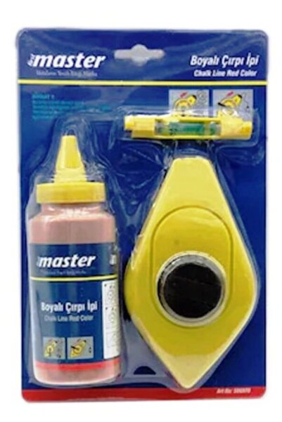 Master خيوط مطلية باللون الأحمر بطول 30 مترًا