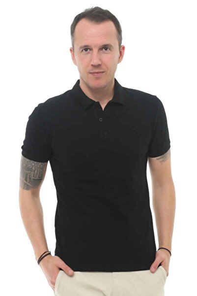 Cazador Caz 4613 Polo Yk Siyah T Shirt