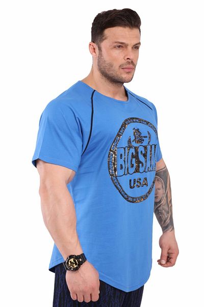 Big Sam Basic Bodybuilding Fitness Training T-Shirt 3252