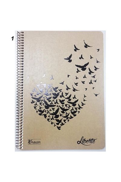 Keskin Checkered Notebook 100 Sheets 20x28cm