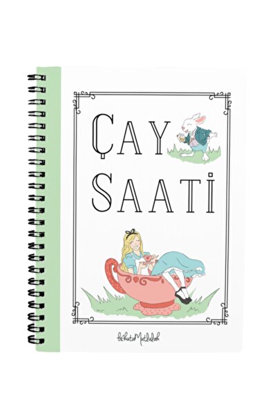 Bikutumutluluk Gift - N036 A5 Design Spiral Notebook - Tea Time