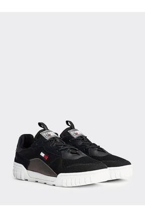 Tommy Hilfiger Erkek Siyah Sneaker 
