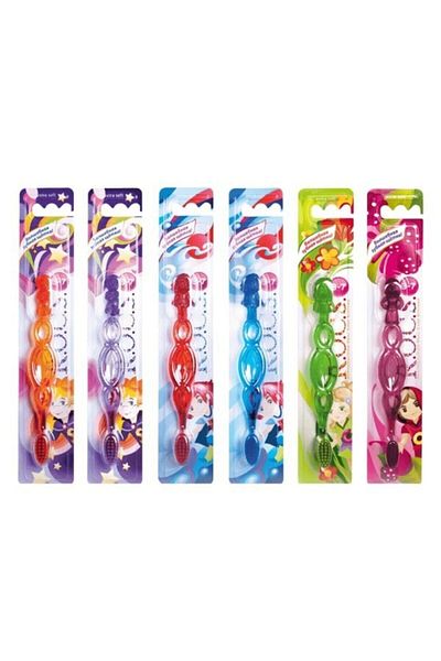 R.O.C.S. Green Rocs Kids 3-7 Years Soft Children's Toothbrush