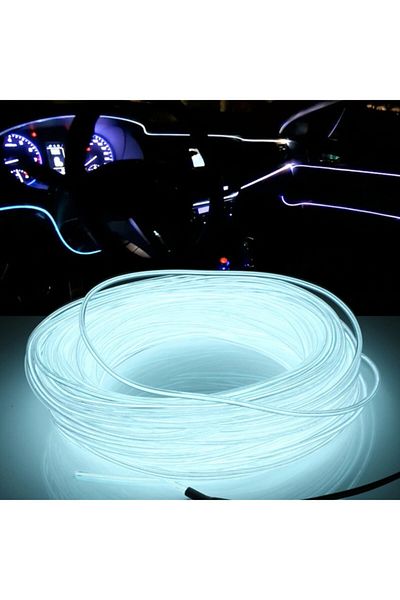 C9 In-Car Neon LED Rope Led Torpedo LED 2 Meters White